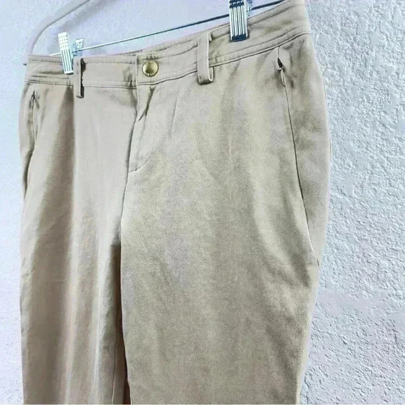 Lauren Ralph Lauren Petite Straight Leg Khaki Pants Women’s Size 4P - Picture 2 of 6